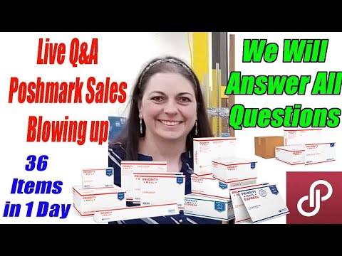 Live Q&A How To Get Massive Poshmark Sales. We Share all our Secrets. Online Reselling