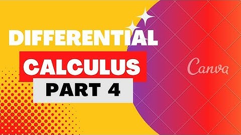 CA foundation. Differential calculus in English. SOLUTIONS TO  ICAI MATERIAL : 4.