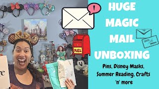 Huge Magic Mail Haul May 2020 | Disney Face Masks, Summer Reading, Pin Trades, Makeup n' more