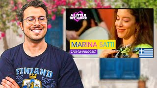 Greek Vibes ! Reaction to Marina Satti - ZARI (Unplugged) 🇮🇹🇬🇷