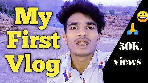 My First Vlog !