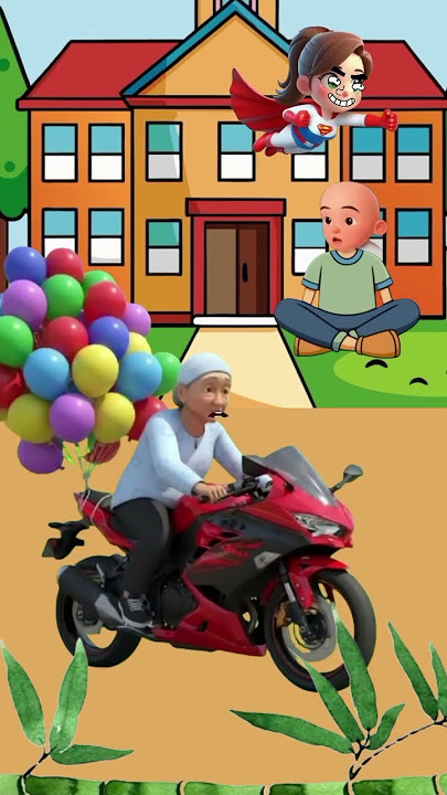 Upin marah di beri balon pun ogah #shorts #viral #viralshorts #kartun