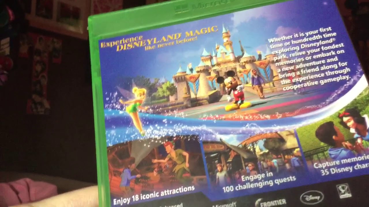 Disneyland Adventures Unboxing (Xbox One) YouTube