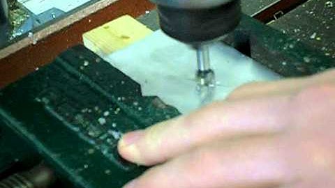 How to countersink on the pillar drill