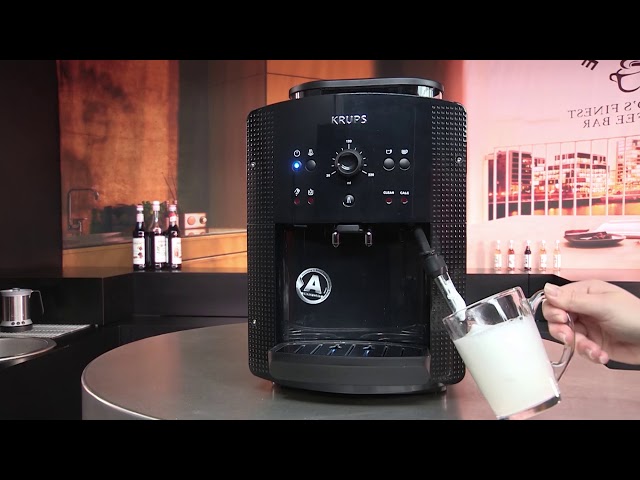 CZ) Automatický kávovar Krups EA810 - Příprava cappuccina - Krups