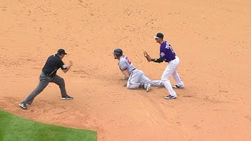 ATL@COL: Johnson out call stands after challenge