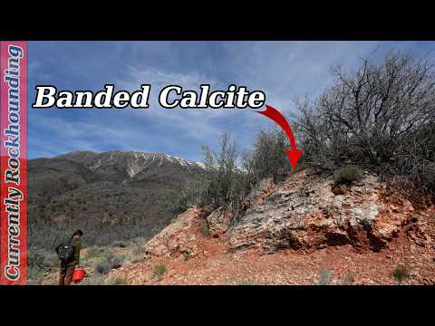 Banded Calcite at the Ponderosa Campground in Central Utah