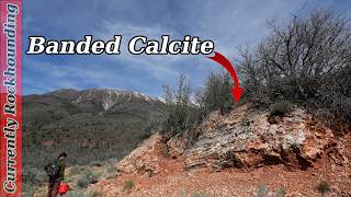 Banded Calcite at the Ponderosa Campground in Central Utah