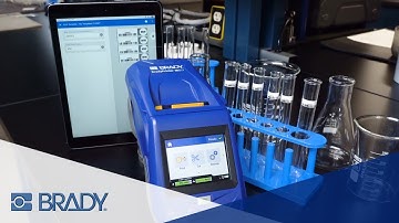 BradyPrinter M611 Mobile Printer and the Express Labels Laboratory app