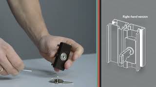 How to install the lock on sliding onelevel doors