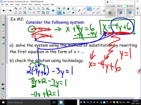 7 4 2 Solving Using Substitution Part 2 - YouTube