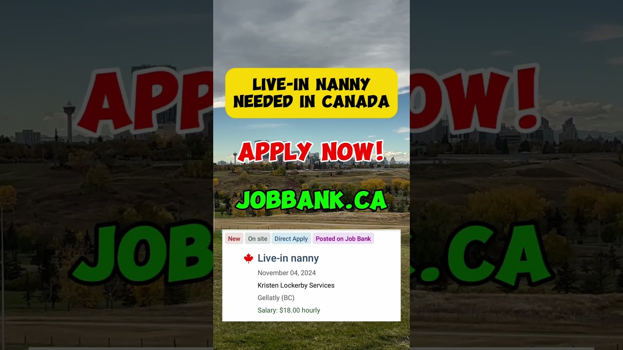 Live In Nanny Needed Canada I Direct Hiring Buhay Sa Shorts