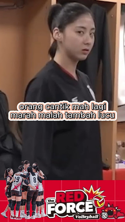 park hye min marah = cantik lucu #megawatihangestri #redsparks #volleyball #kovo