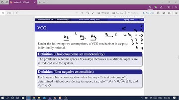 Advanced Game Theory Lecture 7 Part 2 (Cairo University FCAI)