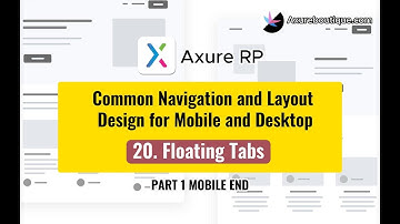 Common Navigation and Layout Design for Mobile and Desktop: 20.Floating Tabs