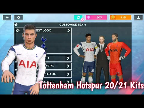 Dream League Soccer 2020 How To Get Tottenham Hotspur 20 21 Season Kits Dls 20 Mobile Youtube