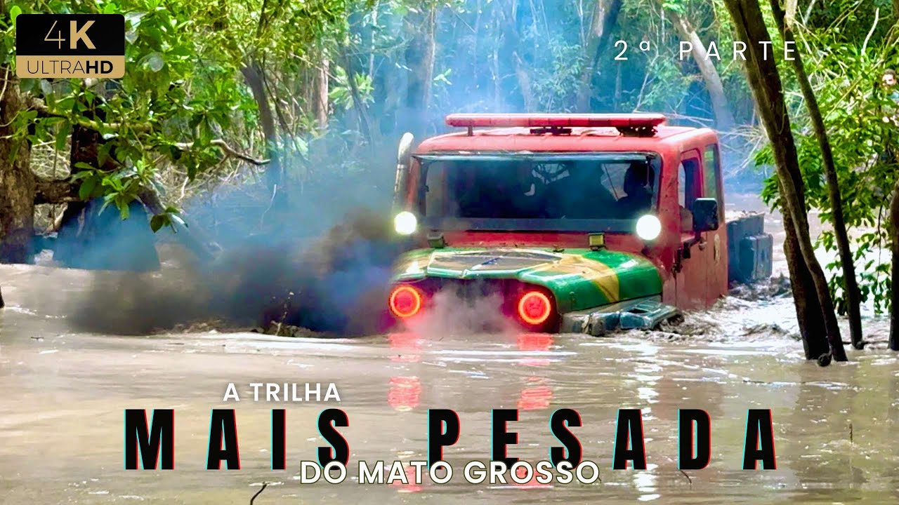 2ª Parte DA TRILHA MAIS PESADA DO MATO GROSSO / Trilhão do QUEIXADA / #4x4 #offroad #mud #offroading
