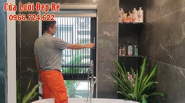 CỬA XẾP LÁ NHÔM CAO CẤP CHỐNG MUỖI, CHUỘT