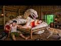 72 Hours Trapped 😱 Giant Python Crawls Over Sleeping Girl — Dog Fights Back! NO ESCAPE! 🐍