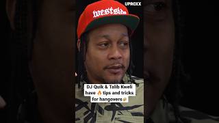 Next time you’re hungover take #DJQuik, #TalibKweli, & #JasminLeigh’s advice 🍾 #Tips #Hangover