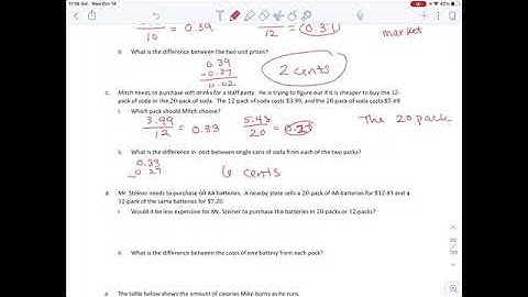 Grade 6 Module 1 Lesson 20