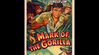 Johnny Weissmuller as Jungle Jim in "Mark of the Gorilla" (1950)