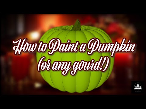 Gourd and Pumpkin Painting Virtual Program by Lois A. Flagg Library of Edwards - November 23, 2021
