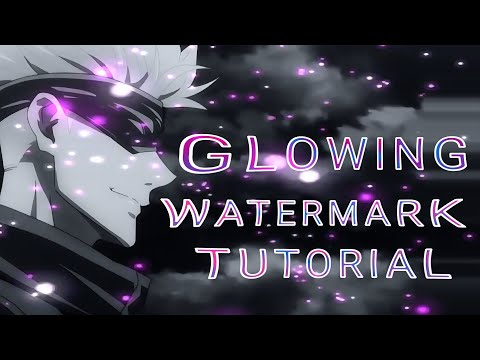 GLOWING WATERMARK ALIGHTMOTION TUTORIAL II EASY TUTORIAL II HAKAI MAX