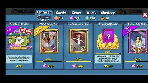BUYING A Mythic Jimmy Box FOR 200GEMS IN ANIMATION THROWDOWN