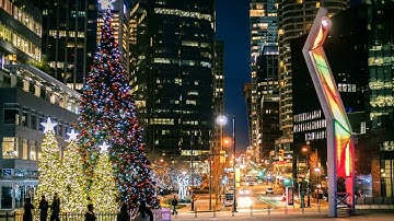 Robson Square Christmas Tree Lighting