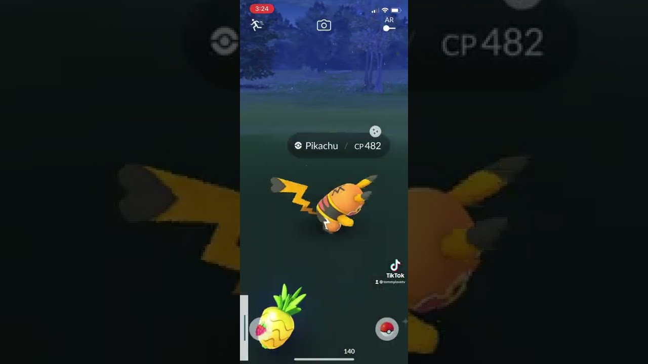 Shiny Pikachu Libre in Pokémon Go Battle League 