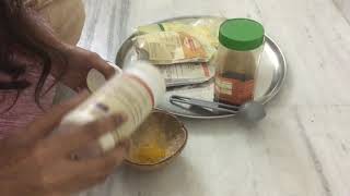 Natural de tan face pack | skin care | bright skin | face mask