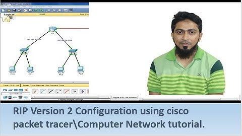 RIP Version 2 Configuration using cisco packet tracer.  #rip version 2