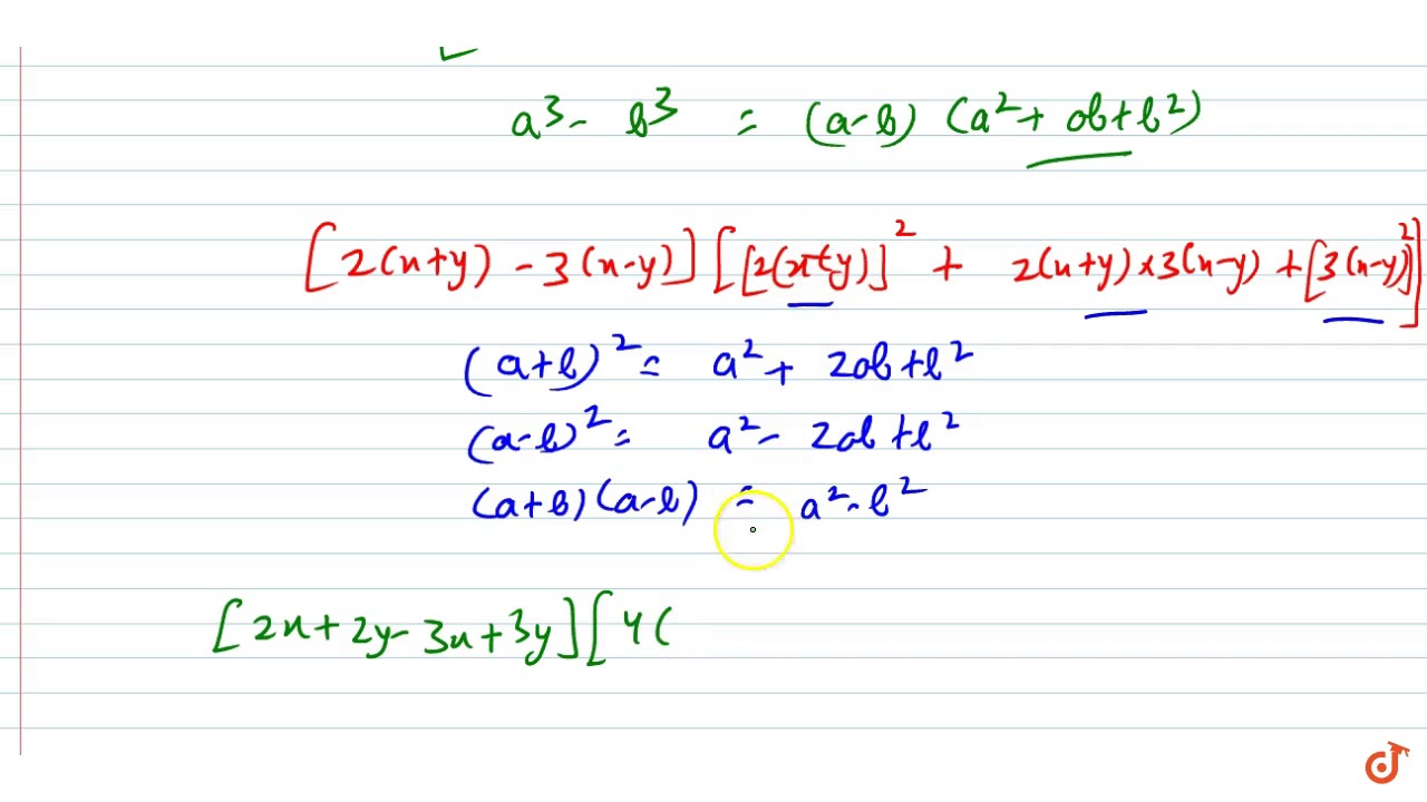 Factorize 8 X Y 3 27 X Y 3 Youtube