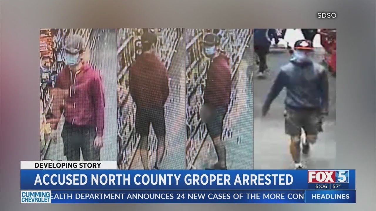 Man Accused Of Groping Women At Stores Arrested