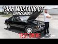 *SOLD* 1986 Ford Mustang GT Test Drive Supercharged 5.0 - 5 Speed - 34K - AC