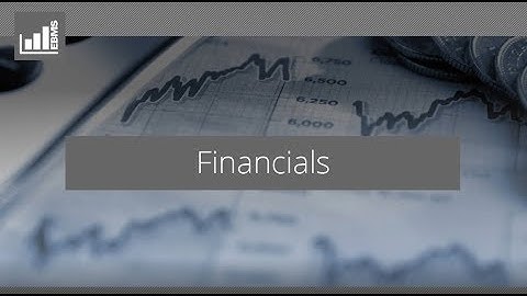Financials Module Tutorial for EBMS