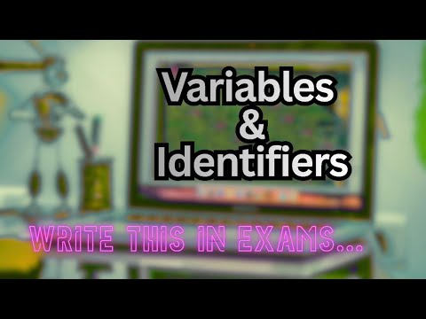 What are Variables and Identifiers? (Exam-ready answers)
