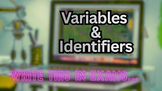 Celebrity What are Variables and Identifiers? (Exam-ready answers) Profile
