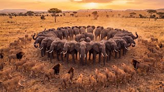 How Elephants Survive | Amazon-Jungle-Life | Amazon Rainforest | 4k |