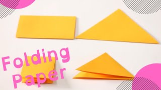 Montessori Presentation : Folding Paper