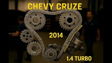 2014 Chevy Cruze 1.4 turbo; Timing chain adjustment with special tools..#foryou #tips