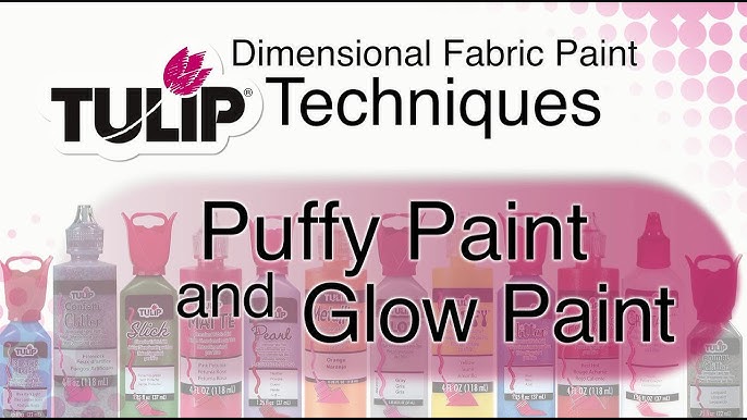 Tulip Glow in the Dark Dimensional Fabric Paint