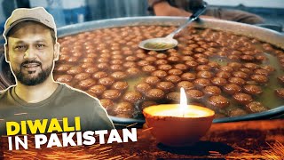 Diwali in Pakistan | Doodh Dulari, Lab e Shireen aur Pan | Burns Road Street Food | Pakistani Food