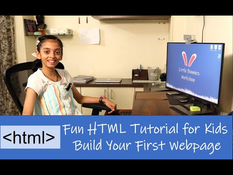 Fun HTML Tutorial for Kids Build Your First Webpage with Little Bunnies ...