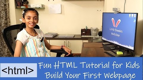 Fun HTML Tutorial for Kids  Build Your First Webpage with Little Bunnies Workshop!