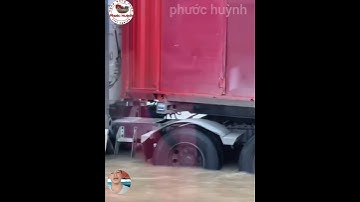 #phuochuynh quốc lộ 1A bị ngập khá sâu