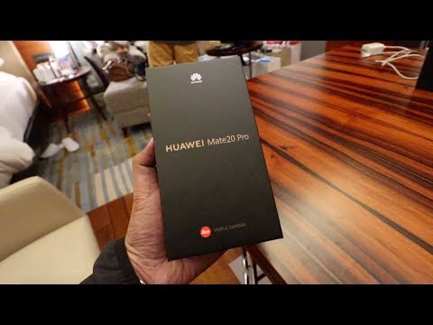 UNBOXING HUAWEI'S BEST: THE MATE 20 PRO AND MATE 20 (IT'S A TECH VLOG OMG)