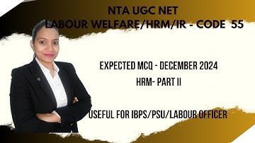 Expected MCQ Series - HRM (Unit 2) - Part II #ibpssopreparation #psujobs