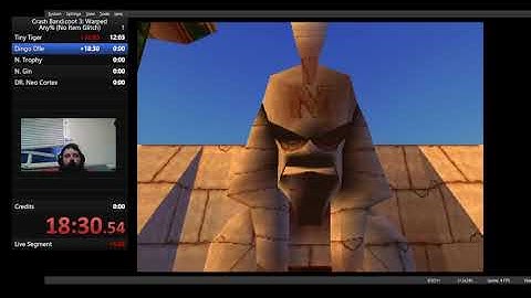 crash warped first recorded speedrun attempt